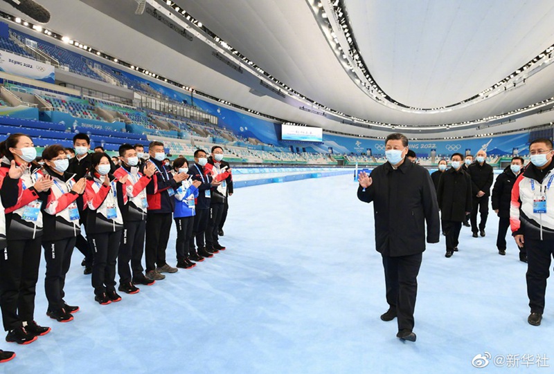 Xi besichtigt Vorbereitungen für Beijinger Winterspiele 2022