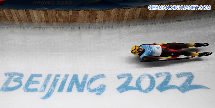 Fotoreportage: Rennrodler Ludwig gewinnt erstes deutsches Gold bei Beijing 2022