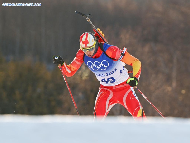 Beijing 2022: Biathlon-Einzelrennen über 20 km