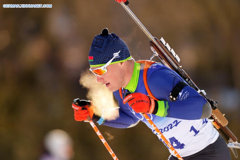 Beijing 2022: Biathlon-Einzelrennen über 20 km