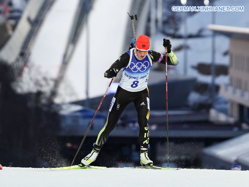 Fotoreportage: Biathletin Denise Herrmann gewinnt zweites deutsches Gold bei Olympia im Einzelrennen