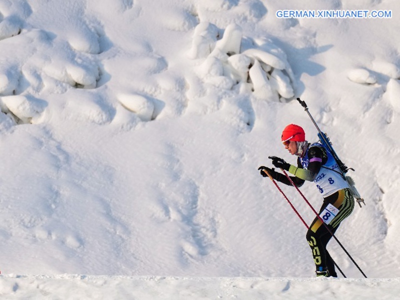 Fotoreportage: Biathletin Denise Herrmann gewinnt zweites deutsches Gold bei Olympia im Einzelrennen