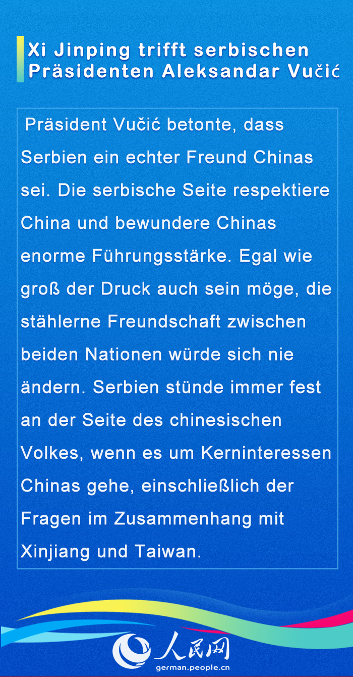 Internationale Gäste im Gespräch mit Chinas Staatspräsident Xi (I)