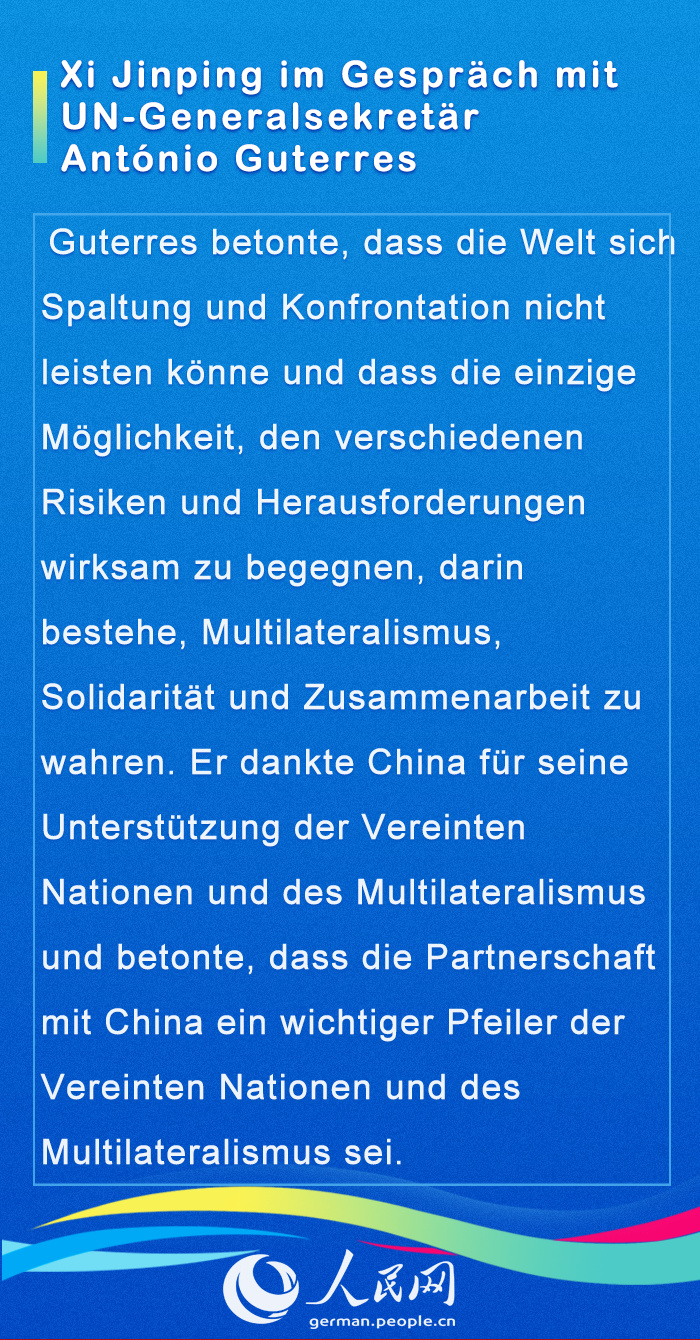 Internationale Gäste im Gespräch mit Chinas Staatspräsident Xi (I)