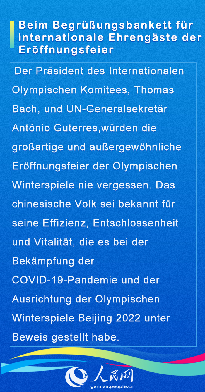 Internationale Gäste im Gespräch mit Chinas Staatspräsident Xi (I)