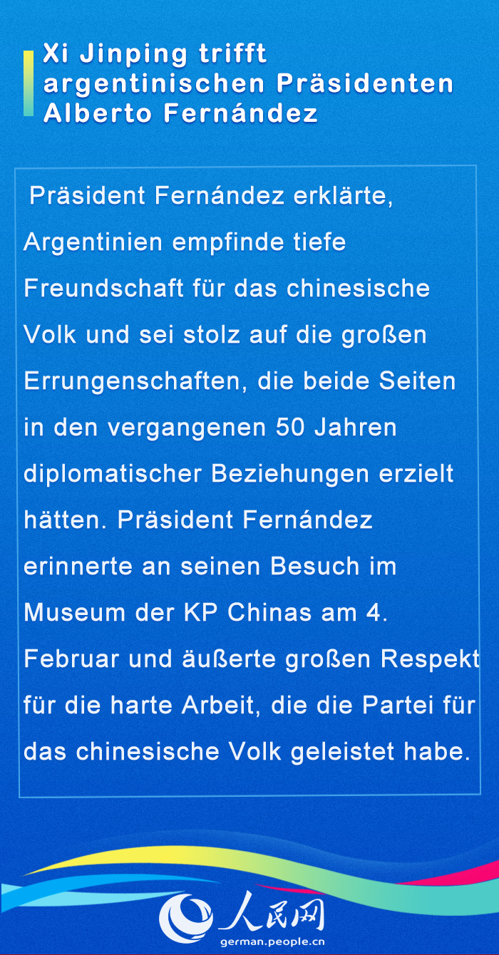 Internationale Gäste im Gespräch mit Chinas Staatspräsident Xi (I)