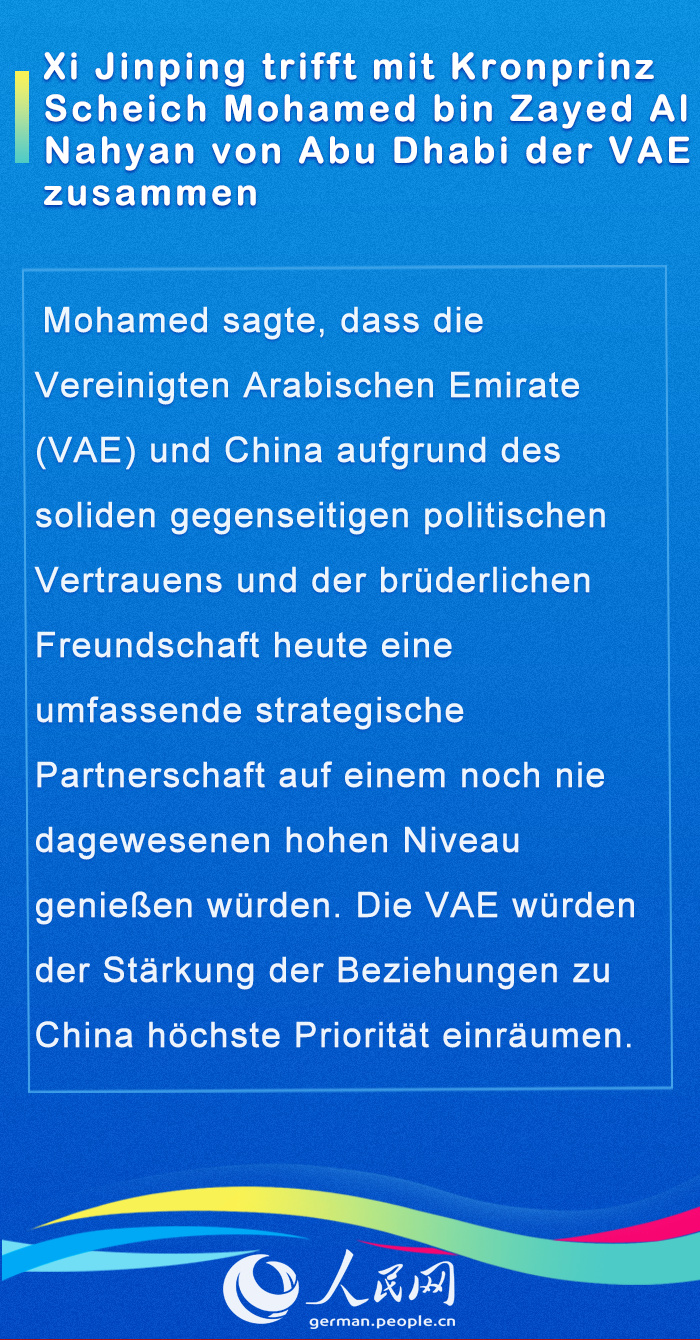 Internationale Gäste im Gespräch mit Chinas Staatspräsident Xi (II)