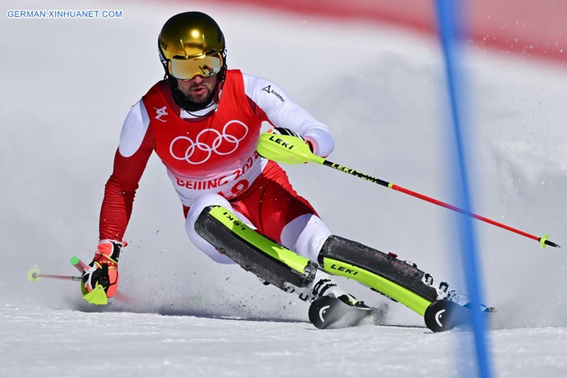 Ski Alpin: Johannes Strolz gewinnt Silbermedaille im Slalom der Herren