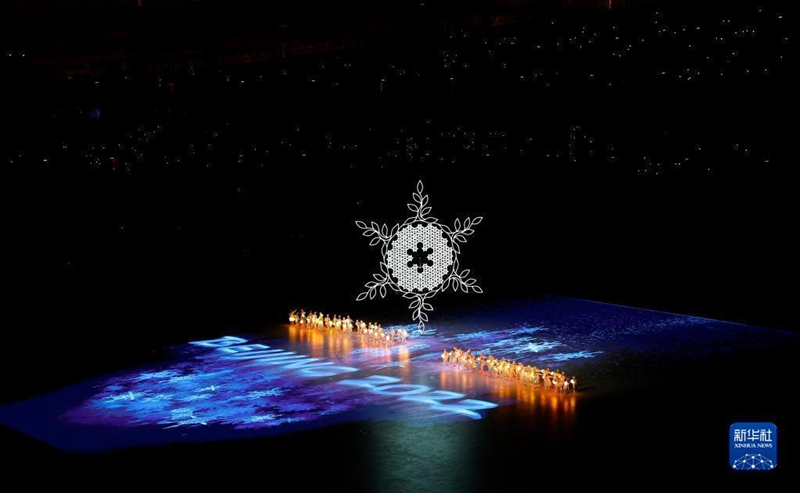 Die Abschlusszeremonie der 24. Olympischen Winterspiele in Beijing