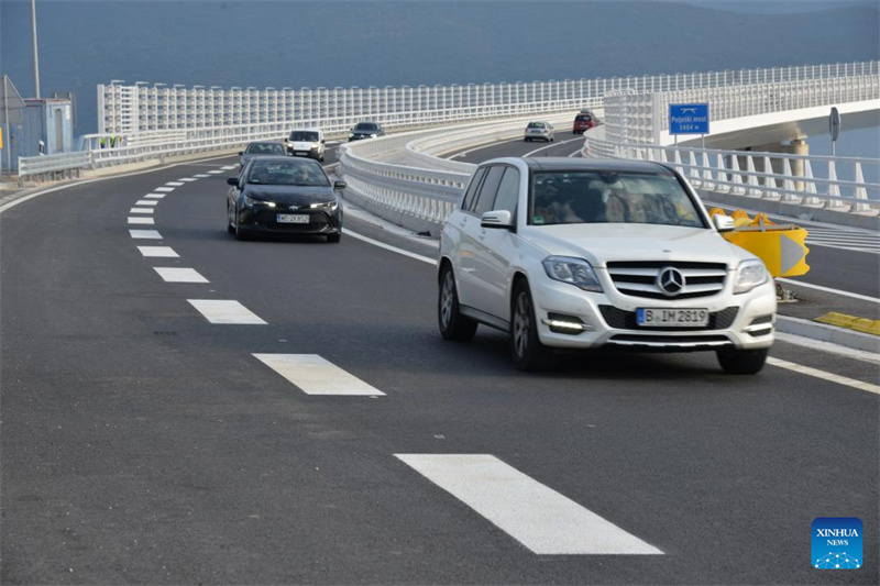 Von China gebaute Peljesac-Brücke in Kroatien wird für den Verkehr freigegeben