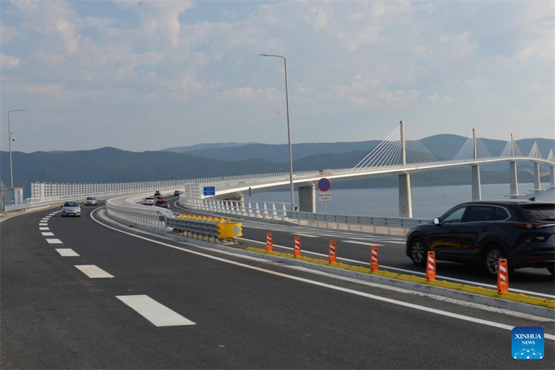 Von China gebaute Peljesac-Brücke in Kroatien wird für den Verkehr freigegeben