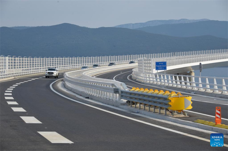 Von China gebaute Peljesac-Brücke in Kroatien wird für den Verkehr freigegeben