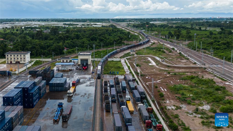 China-Laos-Eisenbahn verschifft über 1 Mio. Tonnen grenzüberschreitende Waren