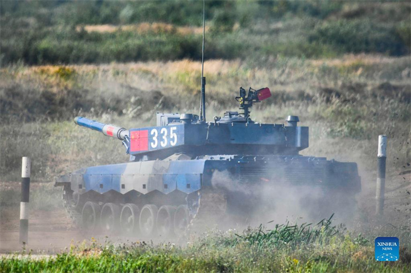 China erreicht das Halbfinale im „Panzer-Biathlon“ der Internationalen Militärspiele