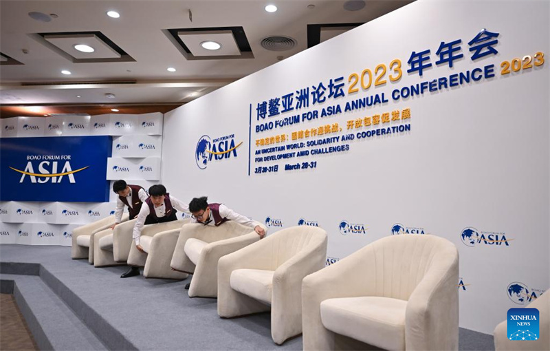 Vorbereitung auf das diesjährige „Boao Forum for Asia“ in Hainan