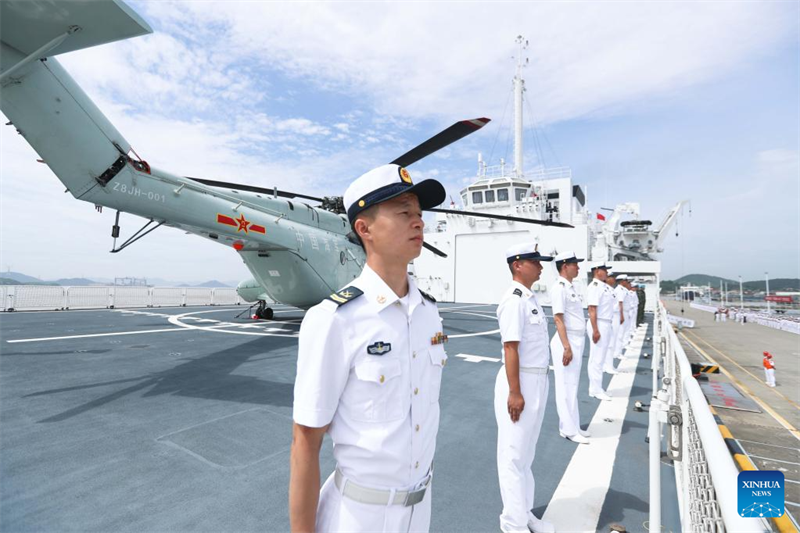 Chinesisches Hospitalschiff sticht für humanitäre Mission in See