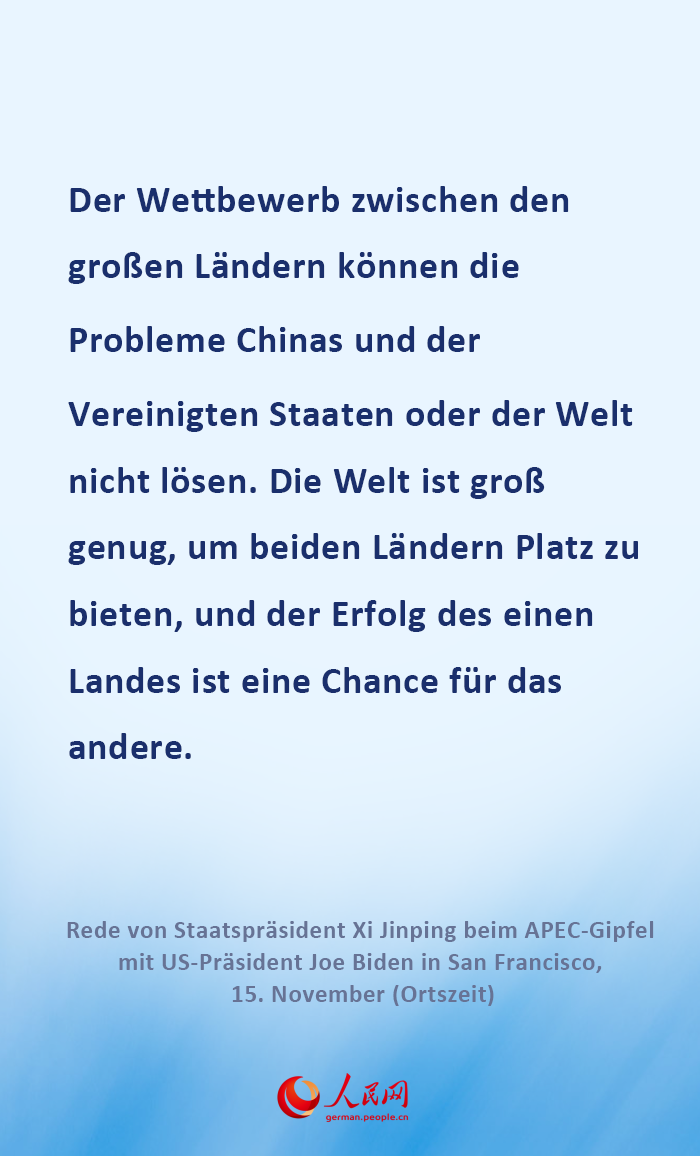 Infografik: Staatspräsident Xi Jinping trifft US-Präsident Joe Biden