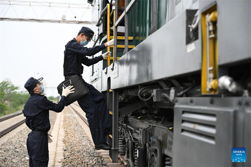 Im Containerbahnhof Manzhouli 2.327 Güterzugfahrten zwischen China und Europa umgeschlagen