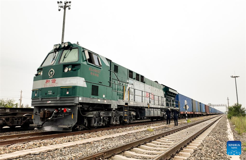 Im Containerbahnhof Manzhouli 2.327 Güterzugfahrten zwischen China und Europa umgeschlagen