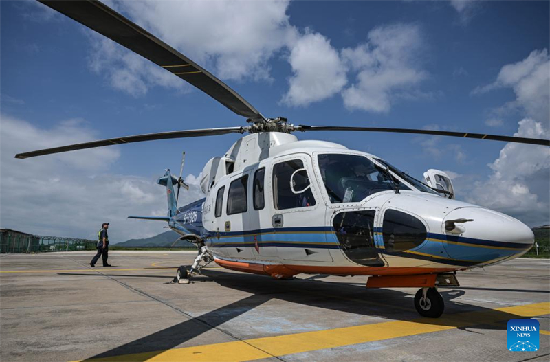 Erste Hubschrauber-Linienverbindung von Sanya nach Zhanjiang erfolgreich in Betrieb genommen