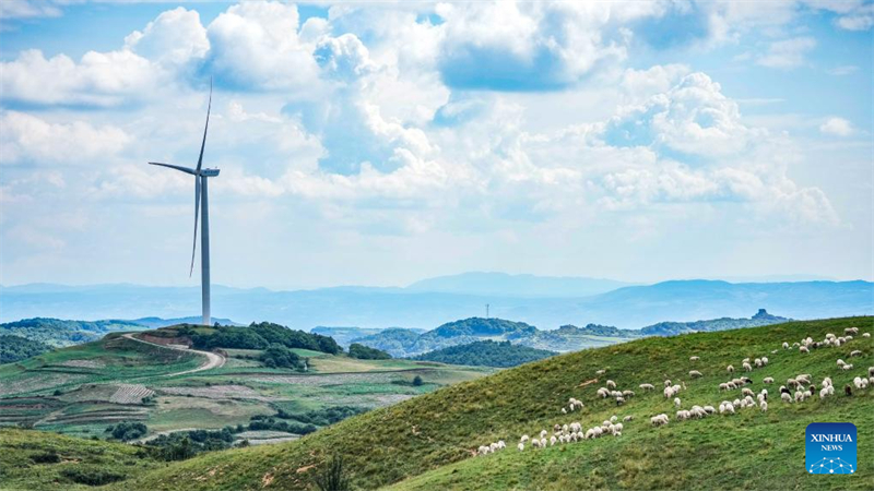 Guizhou im Südwesten Chinas treibt saubere Energie mit neuer umfassender Basis voran