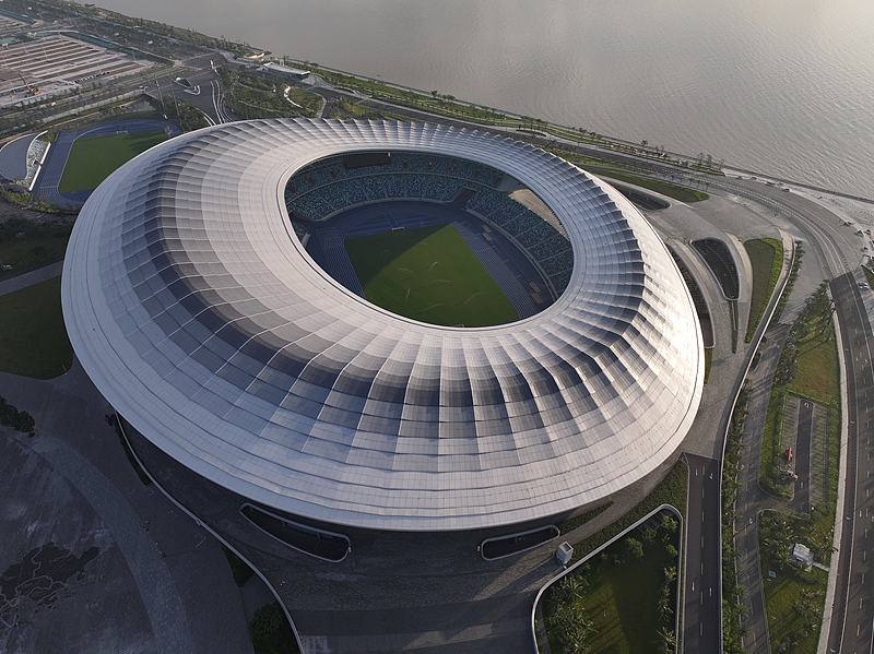Sportzentrum der Greater Bay Area in Guangzhou feiert Eröffnung