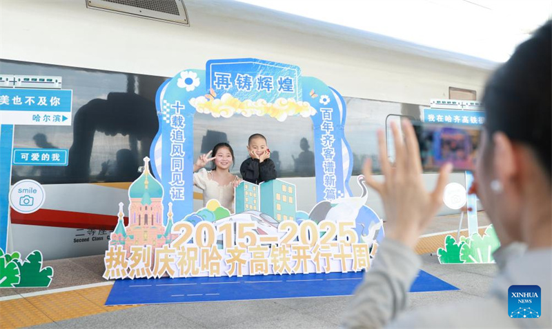 Chinas nördlichste Hochgeschwindigkeitsbahn feiert 10-jähriges Jubiläum