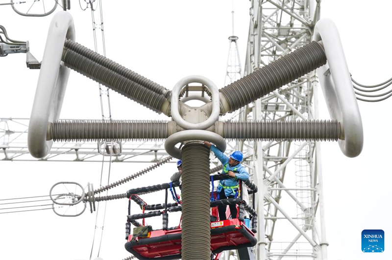 Siebentägige Wartungsarbeiten an der Konverterstation Guquan in Xuancheng in Anhui