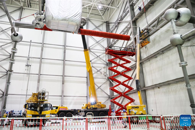 Siebentägige Wartungsarbeiten an der Konverterstation Guquan in Xuancheng in Anhui