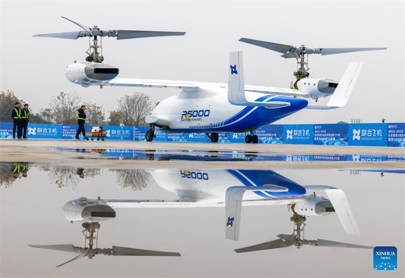 Lanying R6000 Kipprotoren-UAV absolviert Jungfernflug