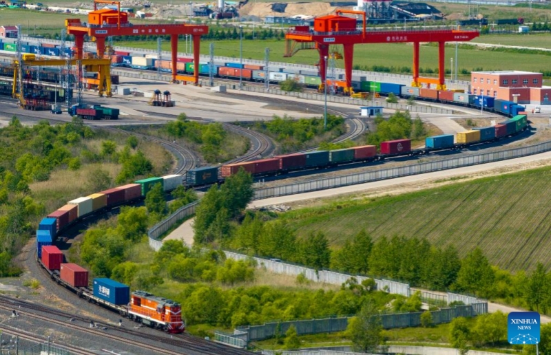 Östlicher Korridor des Güterzugnetzes zwischen China und Europa verzeichnet über 40.000 Fahrten
