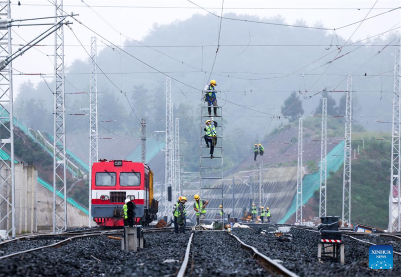 Langschienen auf Verlängerung der Wengma-Bahn fertig verlegt