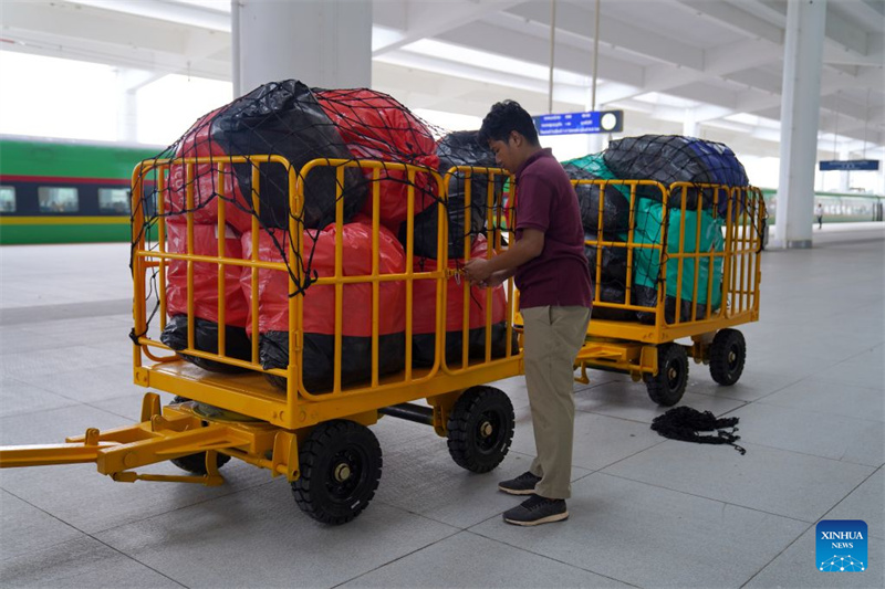 Gepäck- und Paketbeförderungsdienst startet auf laotischem Abschnitt der China-Laos-Bahnstrecke
