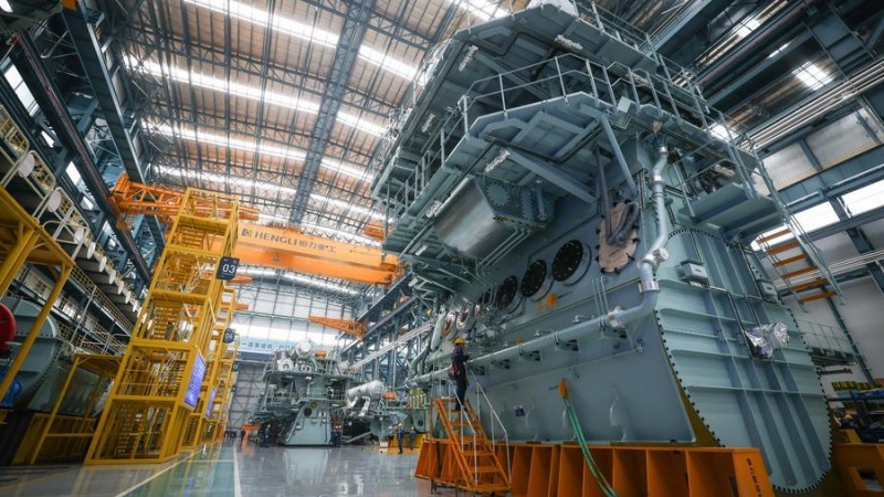 Einblicke in die „Future Factory“ des Schiffbaus im nordostchinesischen Dalian
